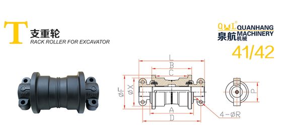 Hitachi Exkavatorwalze EX200-2 ZAX230/240/250/260/210 Hitachi Exkavatorhalterrad