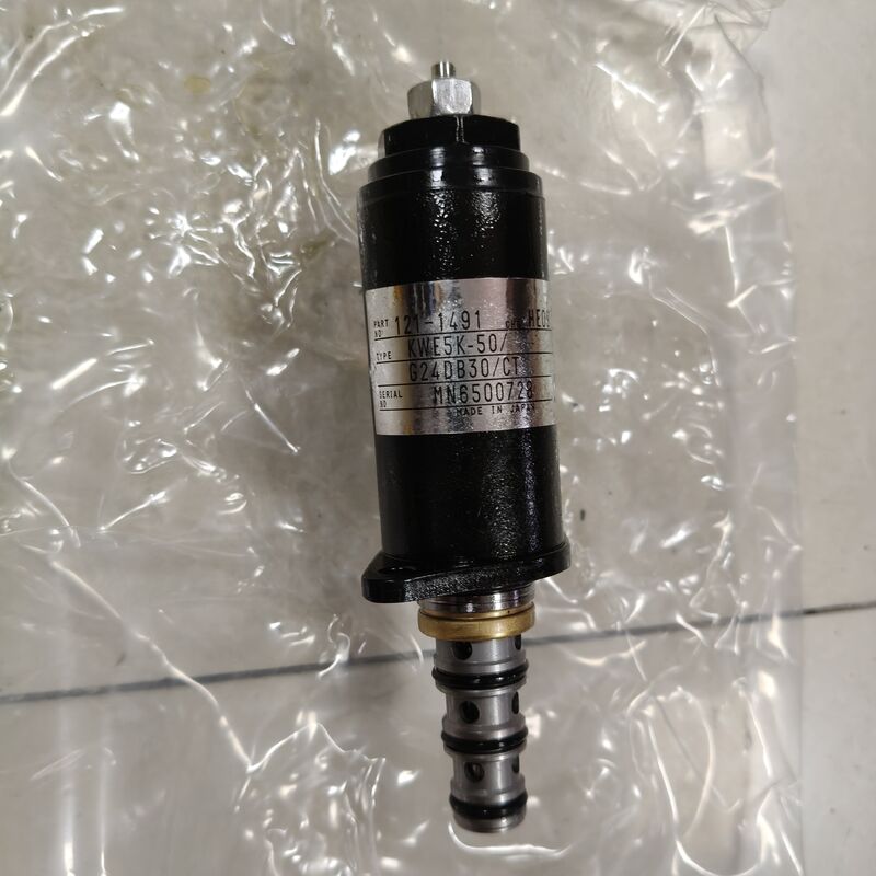 121-1491 1211491 Roter Proportionaler Sicherheitsventilsolenoid 24V DC für CAT Bagger E320B E320C E320D E312B E325C E330C Hydraulikventil